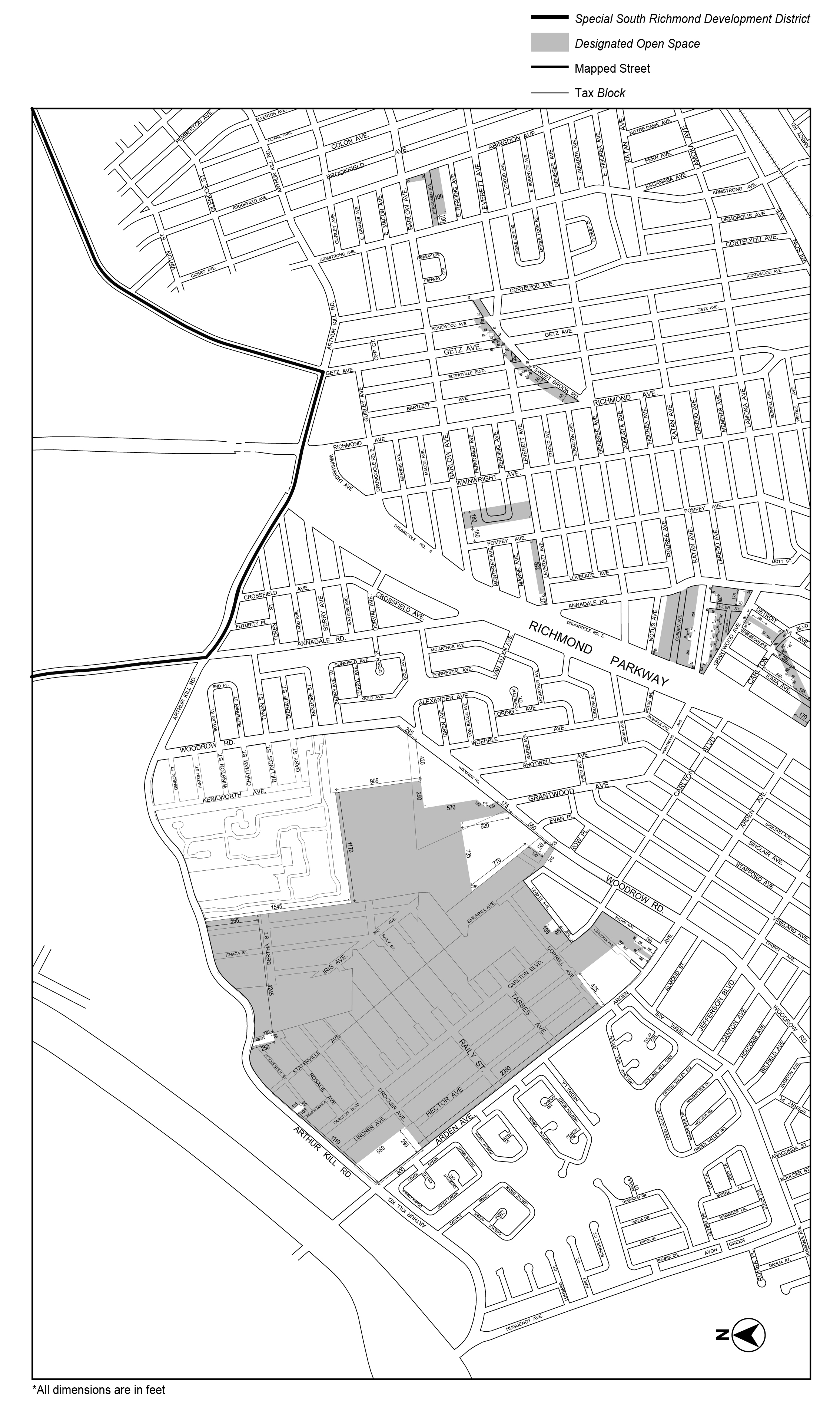  Article X, Chapter 7, Appendix A, Map 3.5 amended per N 230112 ZRR (South Richmond Zoning Relief) adopted by City Council 11/2/23
