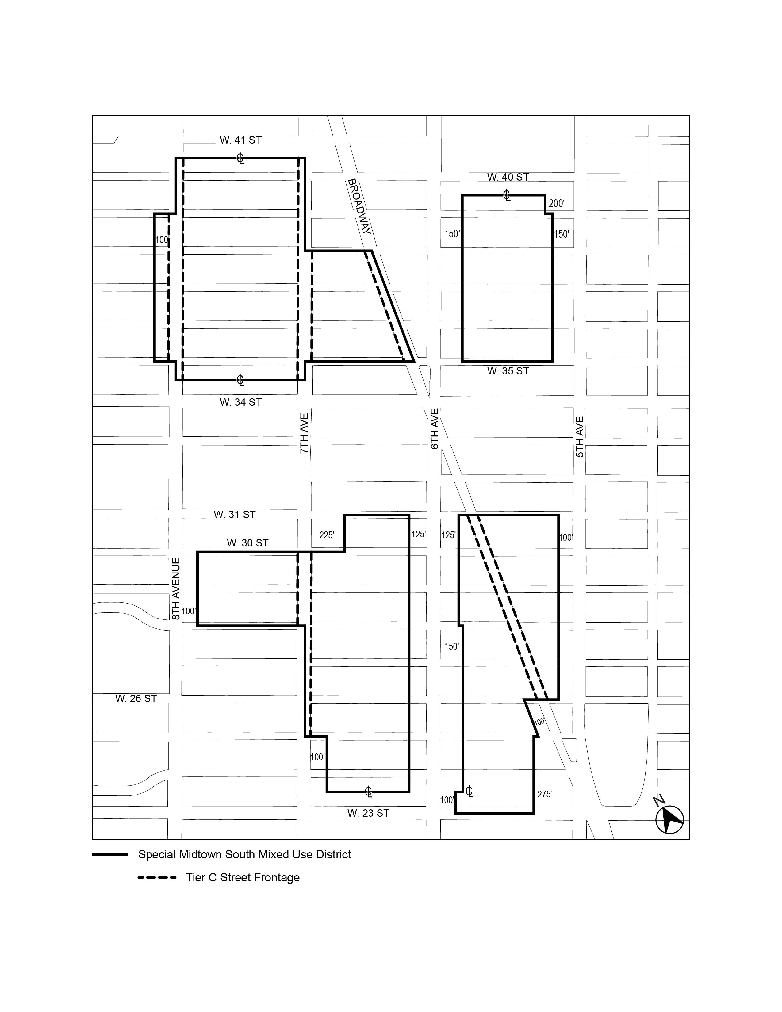 Article XII, Chapter 1: Special Midtown South Mixed Use District. Map 1: Special Midtown South Mixed Use District