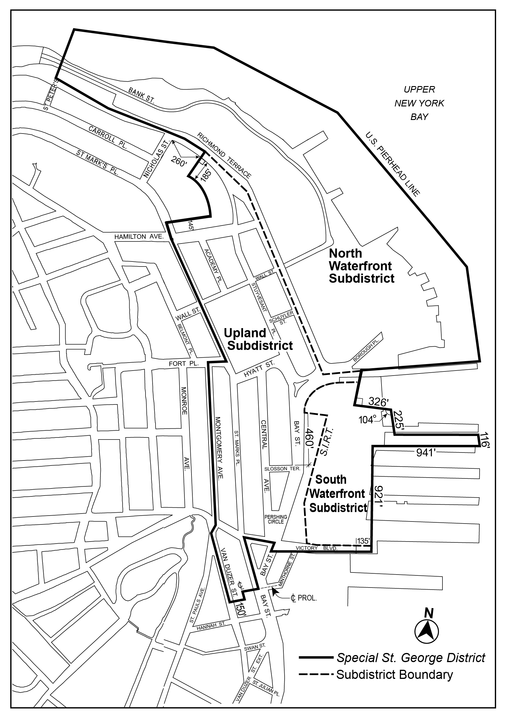 Article XII, Chapter 8, Appendix, Map 1 (Special St. George District and Subdistricts) amended per <a class='sec-link-inline' target='_blank' href='/article-iii/chapter-7#37-59'><span>37-59</span></a> Hamilton Ave (N 250320 ZRR), 16th April, 2026