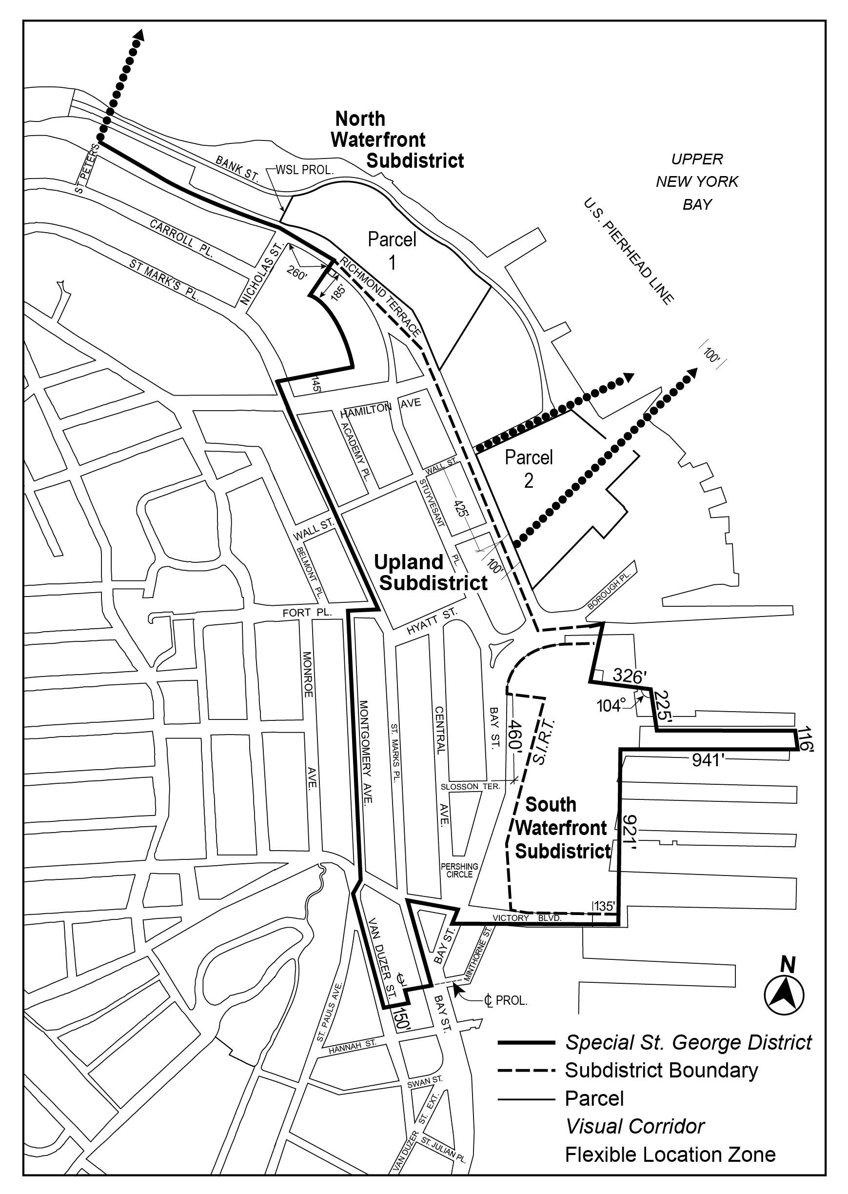 Article XII, Chapter 8, Appendix, Map 5 (Visual Corridors and Parcels) amended per <a class='sec-link-inline' target='_blank' href='/article-iii/chapter-7#37-59'><span>37-59</span></a> Hamilton Ave (N 250320 ZRR), 16th April, 2026