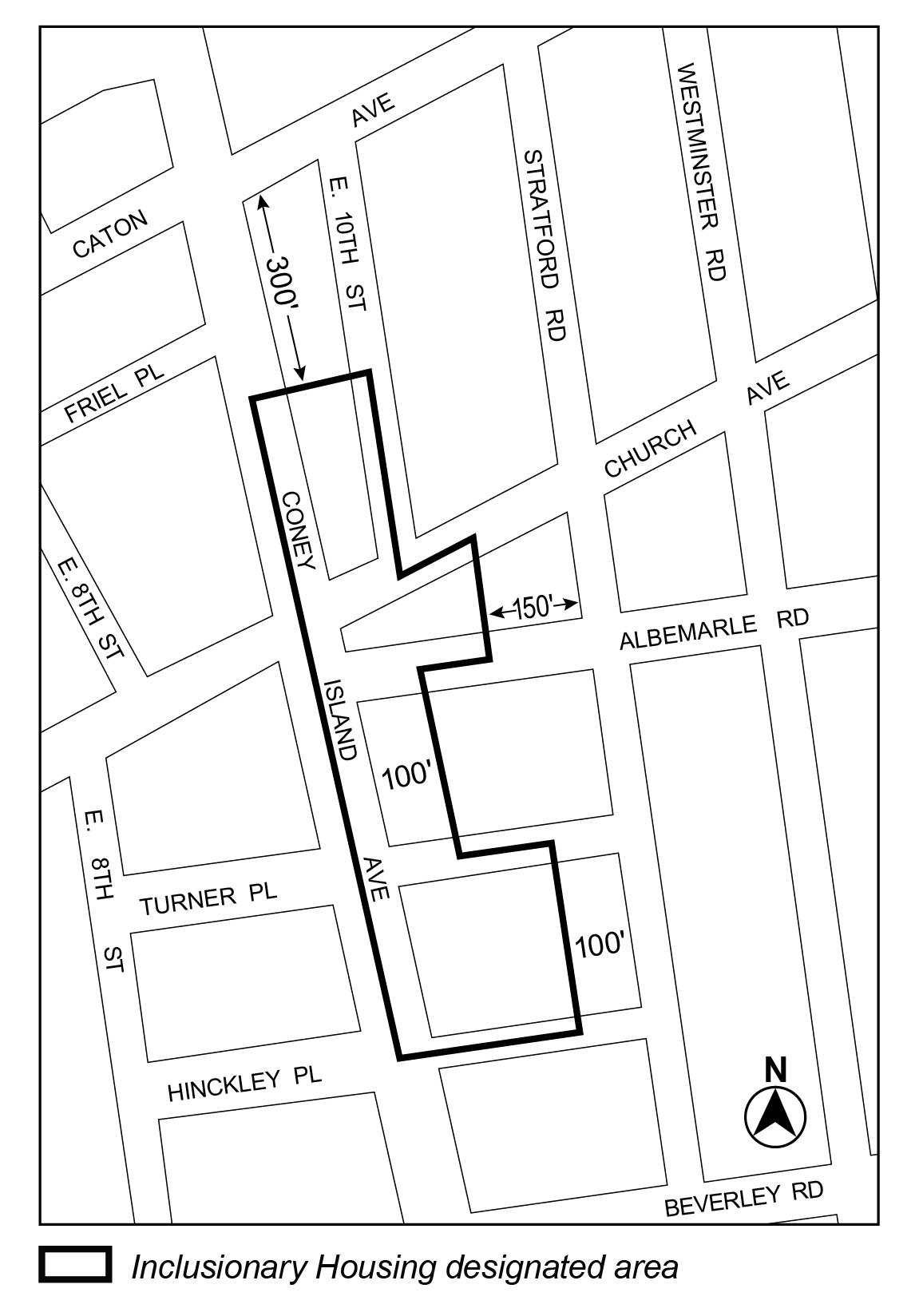 APPENDIX F, Brooklyn CD 14, Map 1, IHda, adopted 29 July, 2009