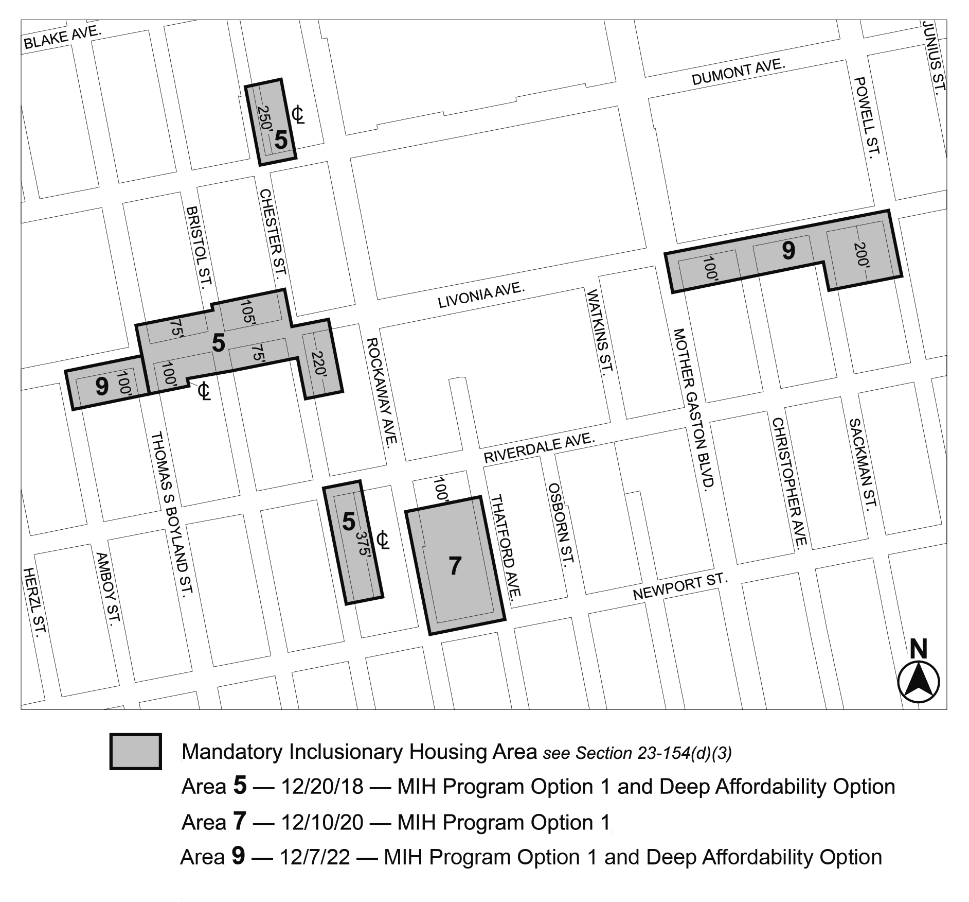 Appendix F, Brooklyn CD16, Map 4, MIH Area 9