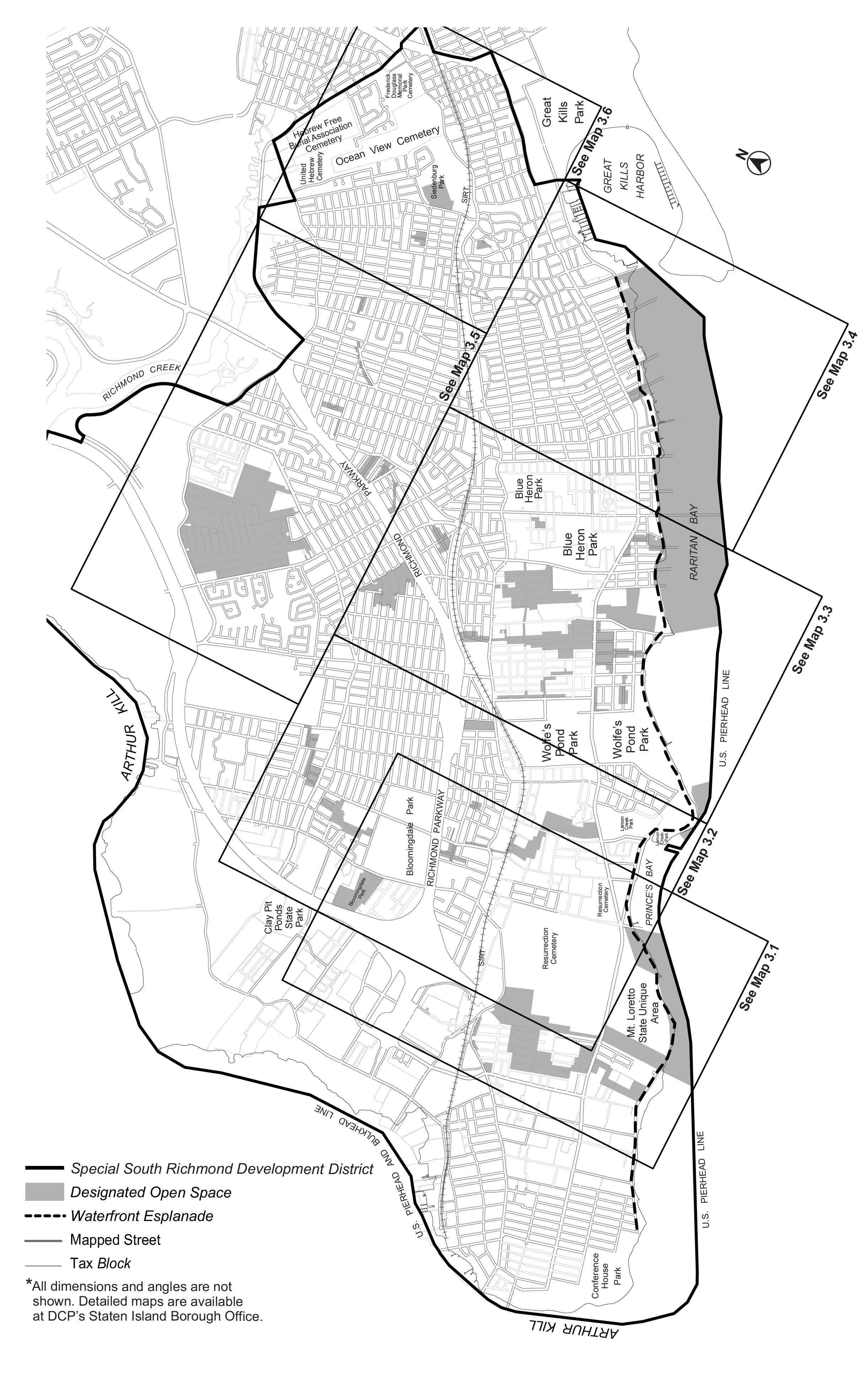 Designated Open Space, Key Map 3