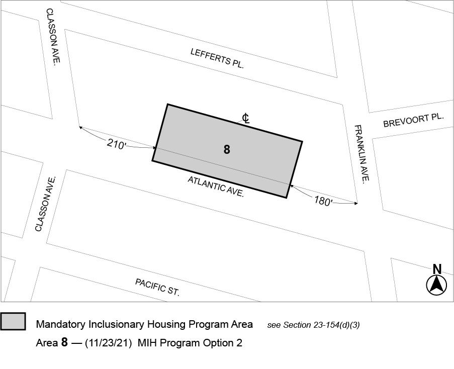 Added BK CD 3, Map 7, Area 8 (Option 2) to APPENDIX F, per 1045 Atlantic Avenue (N 210277 ZRK), adopted 23rd November, 2021